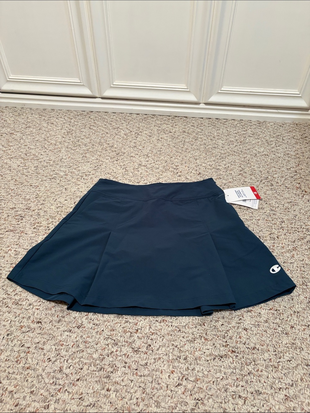 Champion Navy Blue Pickleball Skirt with Logo